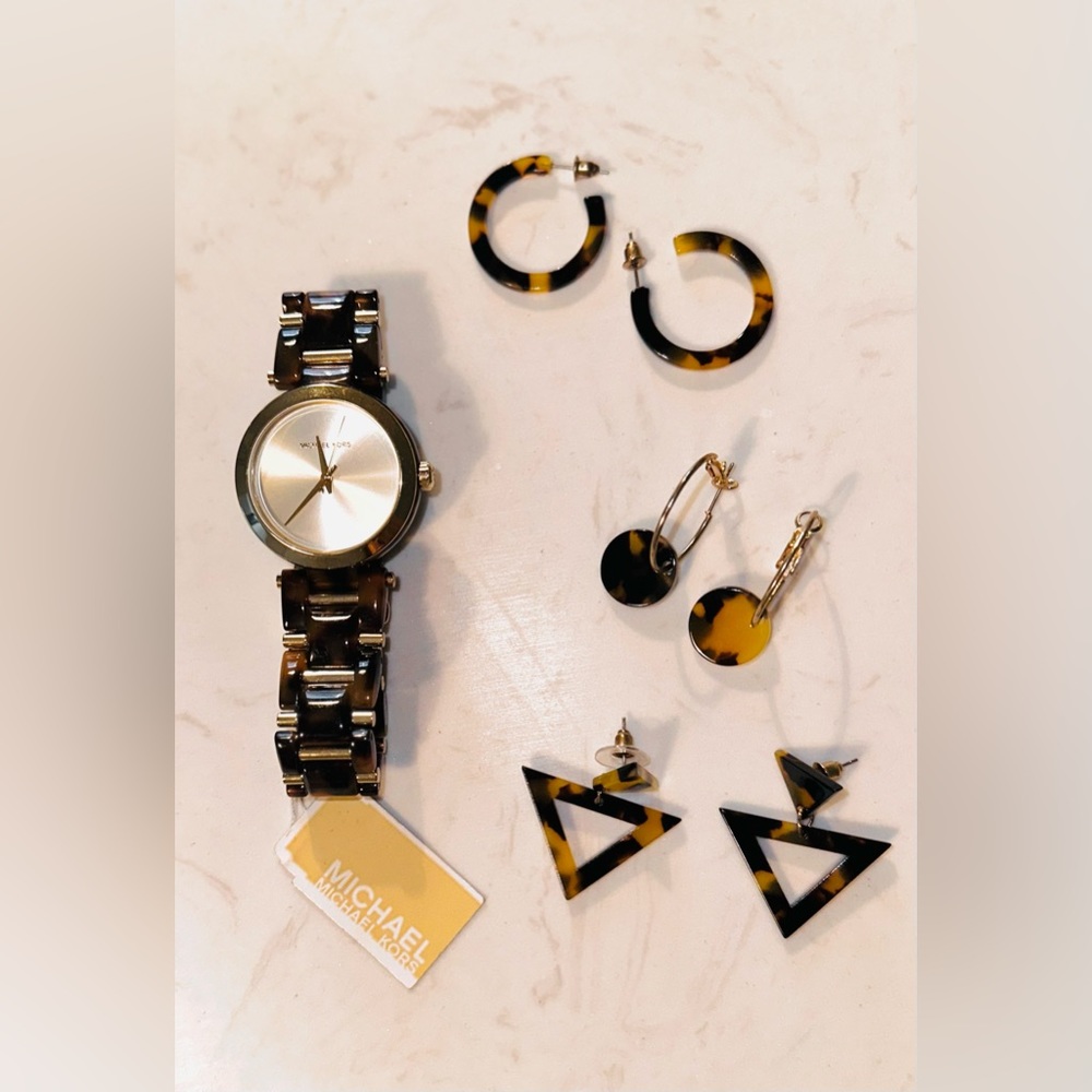 Michael Kors Watch Jewelry Bundle NWT